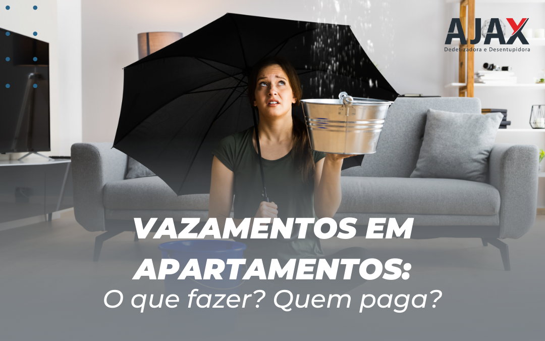 VAZAMENTOS em apartamentos: O que fazer? Quem paga?