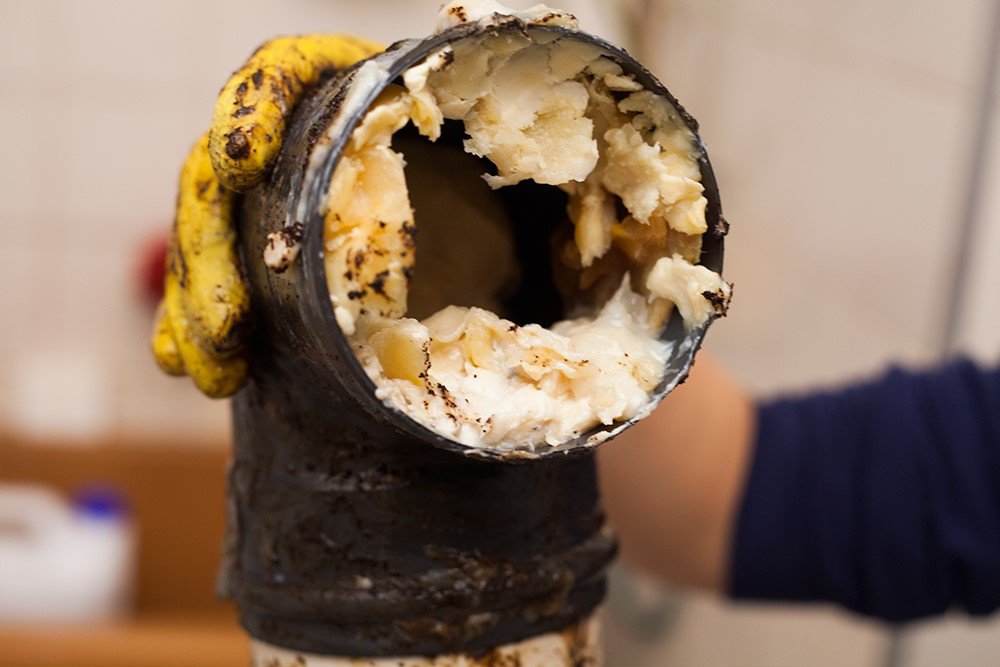 Desentupimento de Cano do Esgoto com Gordura