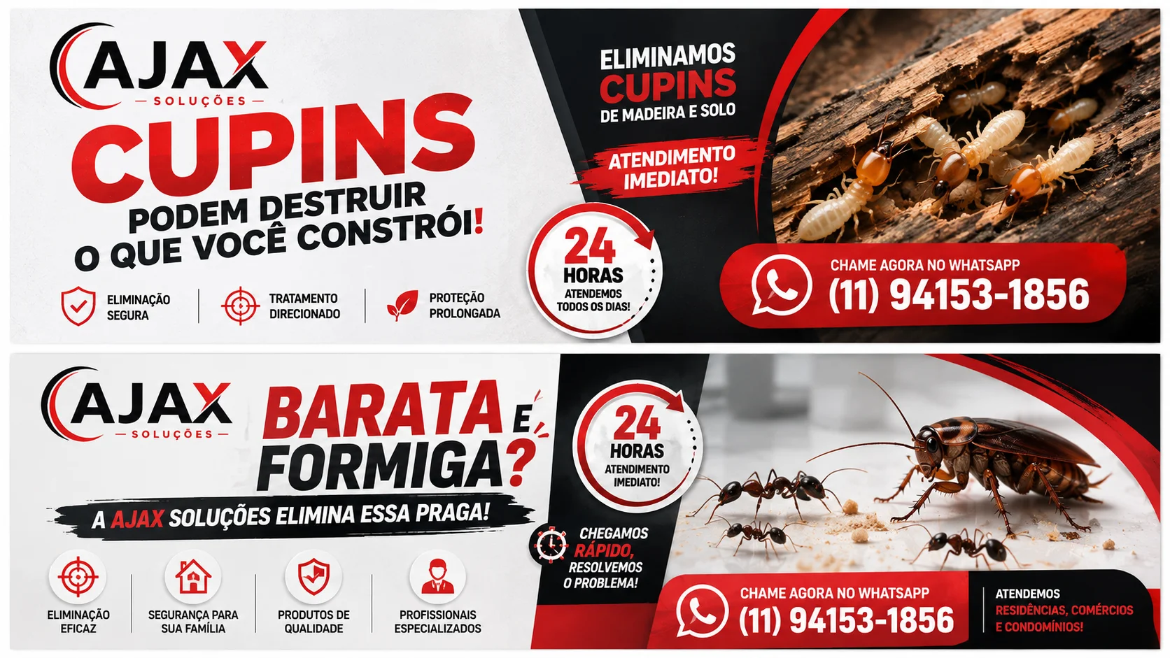 Dedetização com os melhores produtos e garantia